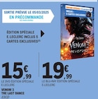 Venom 3 the Last Dance - ESCD dans le catalogue E.Leclerc