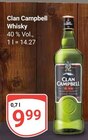 Aktuelles Clan Campbell Whisky Angebot bei GLOBUS in Halle (Saale) ab 9,99 €