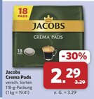 Aktuelle Jacobs Angebote bei combi in Bremen Aktuelles Crema Pads Angebot bei combi in Bremen ab 2,29 €