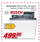 Geschirrspüler Angebote von Bosch bei Möbel AS Singen für 499,95 €