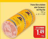 Aktuelles Puten-Bierschinken Angebot bei Marktkauf in Nürnberg ab 1,49 €