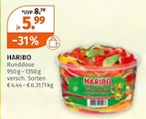 Runddose Fruchtgummi von Haribo im aktuellen Müller Prospekt