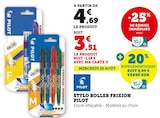 Super U Lavelanet - Promo STYLO ROLLER FRIXION Promo STYLO ROLLER FRIXION à 3,51 € dans le catalogue Super U à Lavelanet