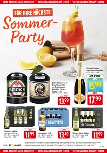 Becks im aktuellen EDEKA Prospekt (Heilbronn) Becks im EDEKA Prospekt "Aktuelle Angebote" mit 50 Seiten (Heilbronn)