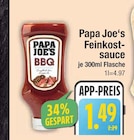 Dips im EDEKA Prospekt Feinkostsauce von Papa Joe's im aktuellen EDEKA Prospekt für 1,49 €