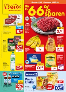 Bananen im Netto Marken-Discount Prospekt "Aktuelle Angebote" mit 75 Seiten (München)