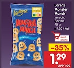 Monster Munch von Lorenz für 1,29 € bei Netto Marken-Discount im Angebot Monster Munch von Lorenz im aktuellen Netto Marken-Discount Prospekt
