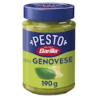 Sauce Pesto - BARILLA - Carrefour Market à Issy-les-Moulineaux Sauce Pesto - BARILLA en promo chez Carrefour Market Issy-les-Moulineaux à 1,99 €
