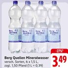 Mineralwasser bei E center im Prospekt "" für 3,49 €