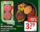 Bio-Hamburger im Angebot bei ALDI SÜD in Neuss Bio-Hamburger Angebote von BIO bei ALDI SÜD Neuss für 3,29 €