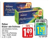 Kräutertee im Angebot bei EDEKA in Altenburg Kräutertee Angebote von Meßmer bei EDEKA Altenburg für 1,29 €