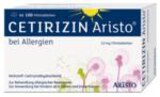 CETIRIZIN Aristo® bei Allergien 10 mg Filmtabletten bei Apotheke am Regenstein im Blankenburg Prospekt für 12,95 €