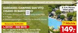 Camping San Vito Cisano in Bardolino Angebote bei Netto Marken-Discount Schweinfurt für 149,00 €