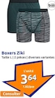 Boxers - Ziki en promo chez Action Saint-Étienne à 3,64 €