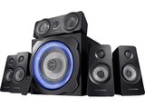 Subwoofer im MediaMarkt Saturn Prospekt GXT 658 Tytan 5.1 Surround-Lautsprechersystem mit Subwoofer und LED-Beleuchtung - Schwarz von TRUST im aktuellen MediaMarkt Saturn Prospekt für 127,99 €
