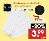 Bambussocken im Angebot bei Netto Marken-Discount in Halle Bambussocken Angebote von SPIRIT of colors bei Netto Marken-Discount Halle für 3,99 €
