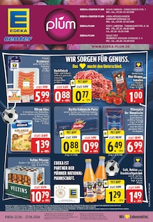 EDEKA Prospekt der Woche "Aktuelle Angebote" Seite 1, 22.06.2026 bis 27.06.2026 für Geilenkirchen Aktueller EDEKA Prospekt "Aktuelle Angebote" Seite 1 von 28 Seiten für Geilenkirchen