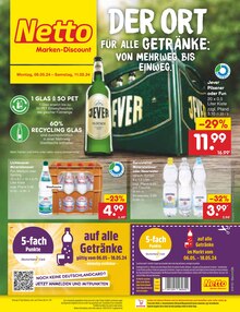 Bier im Netto Marken-Discount Prospekt "Aktuelle Angebote" mit 55 Seiten (Eberswalde)