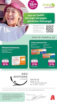 Aktueller mea - meine apotheke Prospekt "Unsere Juli-Angebote" Aktueller mea - meine apotheke Prospekt