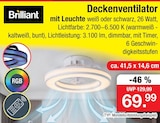 Zimmermann Krummhörn - Deckenventilator Angebot im Prospekt Deckenventilator bei Zimmermann im Krummhörn Prospekt für 69,99 €