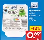 Speisequark im Angebot bei Netto Marken-Discount in Potsdam Speisequark Angebote von Gutes Land bei Netto Marken-Discount Potsdam für 0,69 €