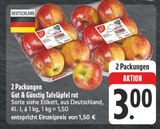 Tafeläpfel rot Angebote von Gut & Günstig bei EDEKA Freiberg für 3,00 €