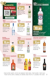 Promo Vodka dans le catalogue Supermarchés Match du moment à la page 19