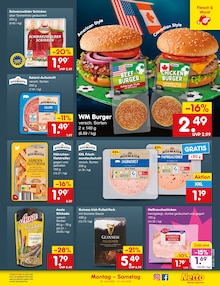 Wurst im aktuellen Netto Marken-Discount Prospekt (Recklinghausen) Wurst im Netto Marken-Discount Prospekt "Aktuelle Angebote" mit 67 Seiten (Recklinghausen)