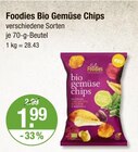Bio Gemüse Chips von Foodies im aktuellen V-Markt Prospekt für 1,99 €