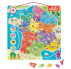 Puzzle france magnétique en promo chez JouéClub Puzzle france magnétique dans le catalogue JouéClub