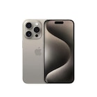 Apple iPhone 15 Pro 61" 5G Double SIM 256 Go Natural Titanium - Apple à 981,99 € dans le catalogue Fnac