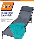 Klappbarer Liegestuhl Angebot in Mittenwalde Klappbarer Liegestuhl im aktuellen Prospekt bei Action in Mittenwalde