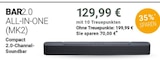 Aktuelle Fernseher Angebote bei GLOBUS in Mannheim Aktuelles BAR 2.0 ALL-IN-ONE (MK2) Angebot bei GLOBUS in Mannheim ab 129,99 €