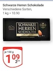 Aktuelle Süßigkeiten Angebote bei GLOBUS in Bochum Aktuelles Schwarze Herren Schokolade Angebot bei GLOBUS in Bochum ab 1,09 €