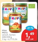 Menü von Hipp für 1,49 € bei budni im Angebot Menü von Hipp im aktuellen budni Prospekt