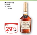 VS Cognac Angebote von Hennessy bei GLOBUS Oberursel für 29,99 €