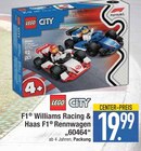 F1 Williams Racing & Haas F1 Rennwagen im Angebot bei EDEKA in Augsburg F1 Williams Racing & Haas F1 Rennwagen Angebote von LEGO bei EDEKA Augsburg für 19,99 €