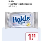 Feuchtes Toilettenpapier Angebote von Hakle bei Rossmann Chemnitz für 1,11 €