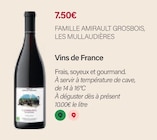 Vins de France - FAMILLE AMIRAULT GROBOIS, LES MULLAUDIÈRES - Monoprix Antibes à Antibes Vins de France - FAMILLE AMIRAULT GROBOIS, LES MULLAUDIÈRES en promo chez Monoprix Antibes Antibes à 7,50 €