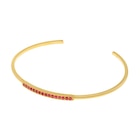 Bracelet jonc en plaqué or et oxydes de zirconium roses en promo à 65,00 € chez E.Leclerc Bracelet jonc en plaqué or et oxydes de zirconium roses dans le catalogue E.Leclerc