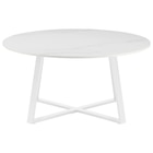 Aktuelles COUCHTISCH 80/80/40 cm rund Weiß Angebot bei XXXLutz Möbelhäuser in Wuppertal ab 129,00 €