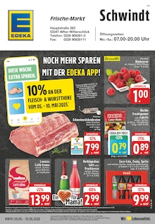 EDEKA Prospekt der Woche "Aktuelle Angebote" Seite 1, 05.05.2025 bis 10.05.2025 für Alfter Aktueller EDEKA Prospekt "Aktuelle Angebote" Seite 1 von 24 Seiten für Alfter
