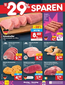 Schweinefleisch im Netto Marken-Discount Prospekt "Aktuelle Angebote" mit 65 Seiten (Braunschweig)