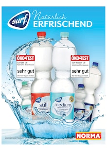 Wasser im aktuellen Norma Prospekt (Cottbus) Wasser im Norma Prospekt "Mehr fürs Geld" mit 28 Seiten (Cottbus)