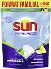 Capsules lave-vaisselle Optimum tout en 1* - SUN en promo chez Casino Supermarchés Saint-Cloud à 8,39 €