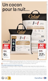 Promos Couette dans le catalogue "Tex" de Carrefour Couette en promo dans le catalogue Carrefour à la page 24