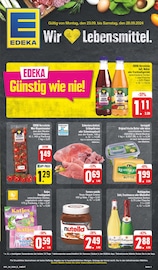 Aktueller EDEKA Supermarkt Prospekt in Niederwerrn und Umgebung, "Wir lieben Lebensmittel!" mit 24 Seiten, 23.09.2024 - 28.09.2024