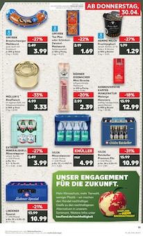 Bier im Kaufland Prospekt "Aktuelle Angebote" mit 62 Seiten (Langenhagen)