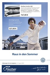 Volkswagen Prospekt für Postbauer-Heng mit 1 Seite Volkswagen Prospekt für Postbauer-Heng: "Mehr Platz für den Sommer", 1 Seite, 01.07.2025 - 31.08.2025