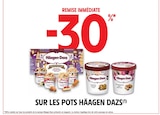 -30% de remise immédiate sur les Pots Häagen-Dazs - Häagen-Dazs en promo chez Intermarché Toulon